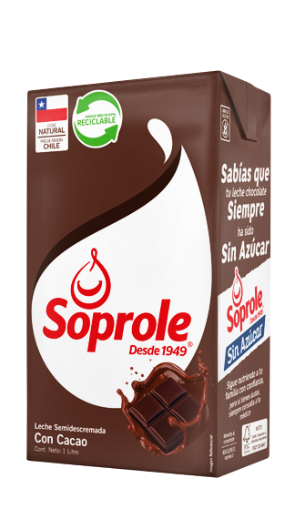 Leche chocolate con cacao 1L